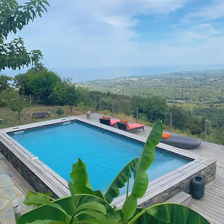 Authentique Maison De Village Corse Vue *